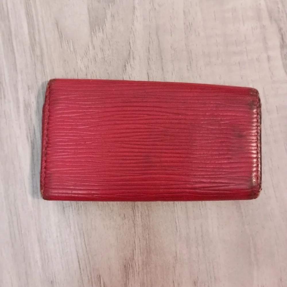 Louis Vuitton Red Epi Key Holder
